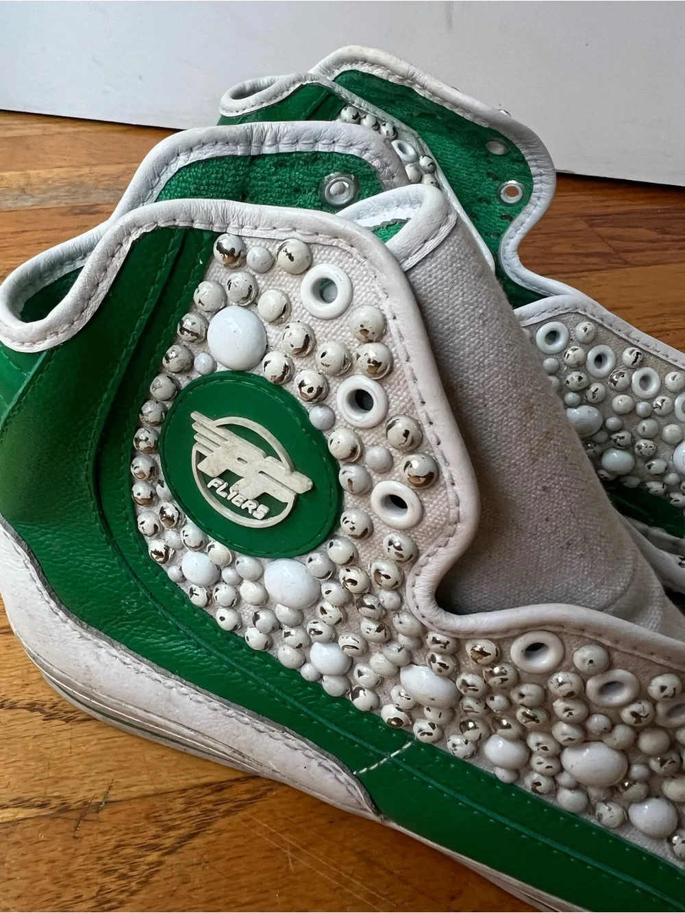 Custom-studded PF Flyers sneakers